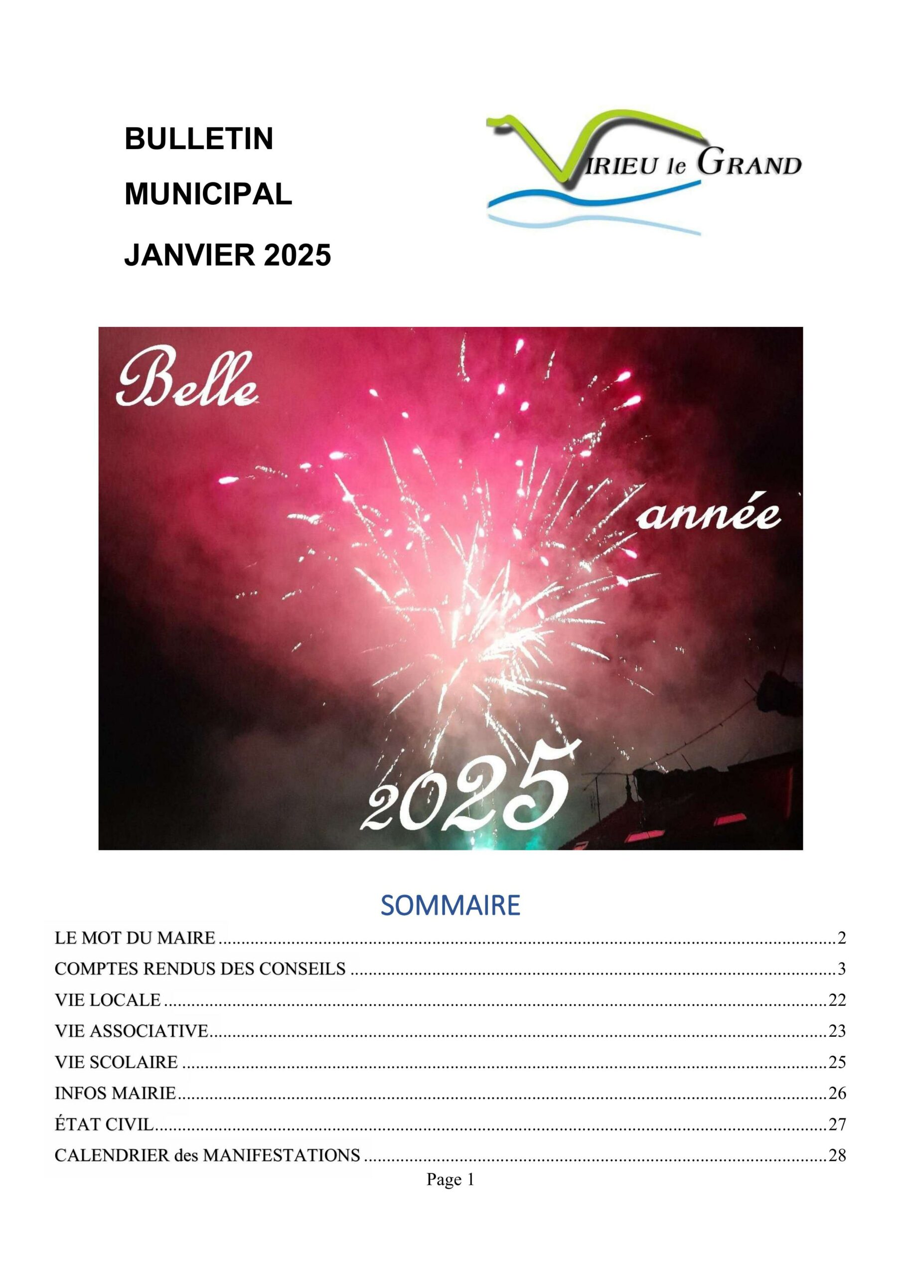 Dernier bulletin municipal